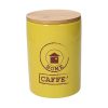 Tognana Kaffeedose aus Keramik, Gelb, im perfekten Urban-Loft-Style, Höhe 15 cm