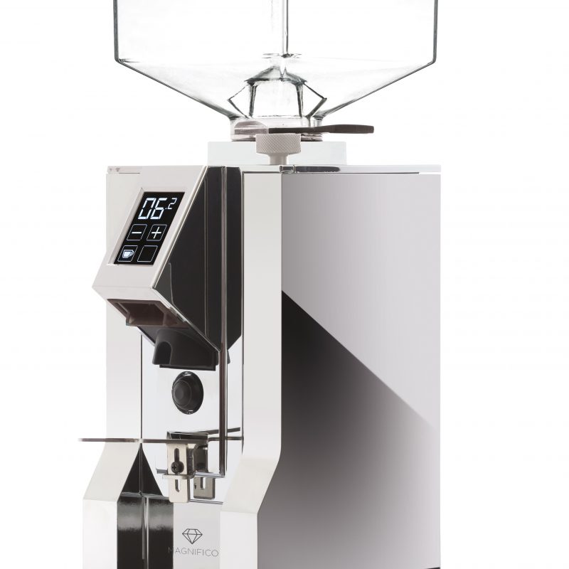 Espressomühle Eureka Mignon Chrome, Spitzenmodell der kleineren Mühlen