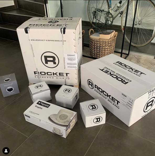Rocket-Espresso-Verpackung Siebträger- und Espressomaschine